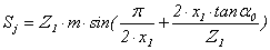 齿轮与蜗杆的计算公式